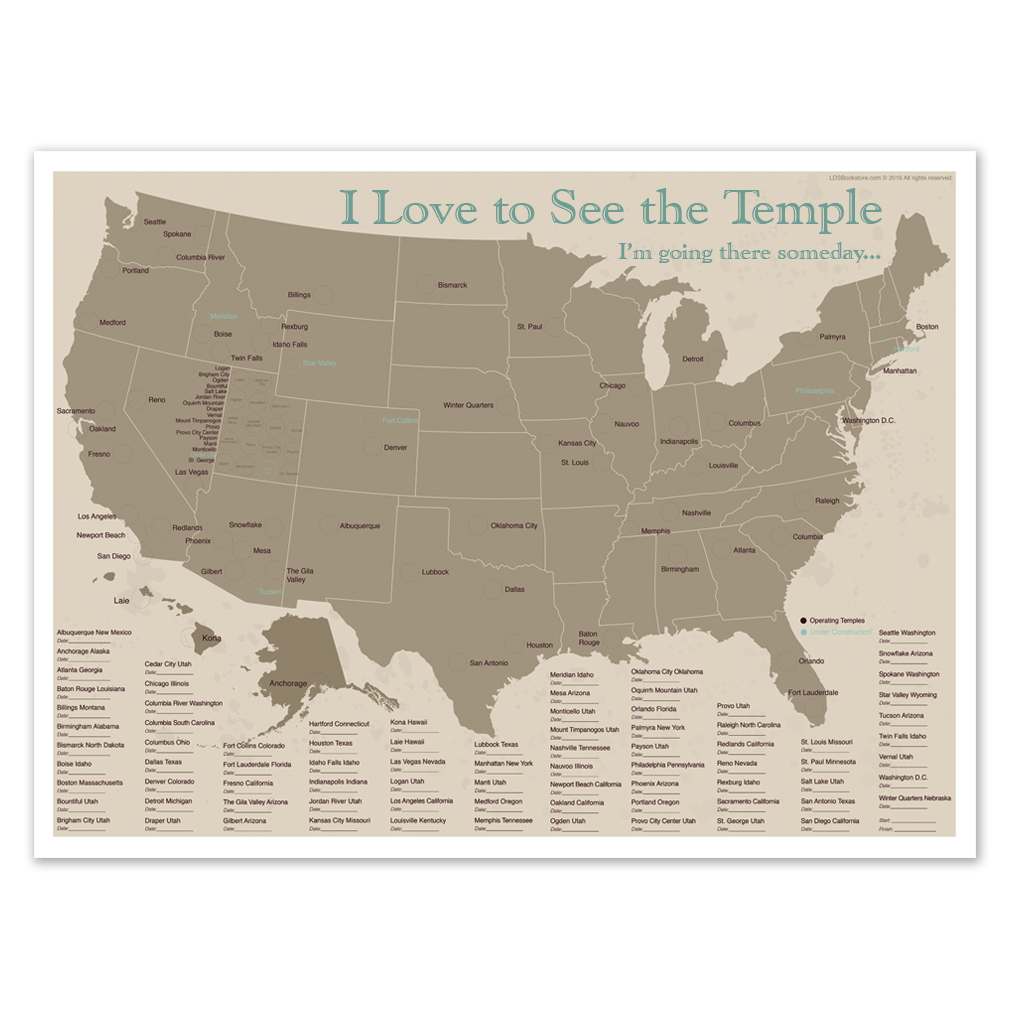 United States Temple Map 