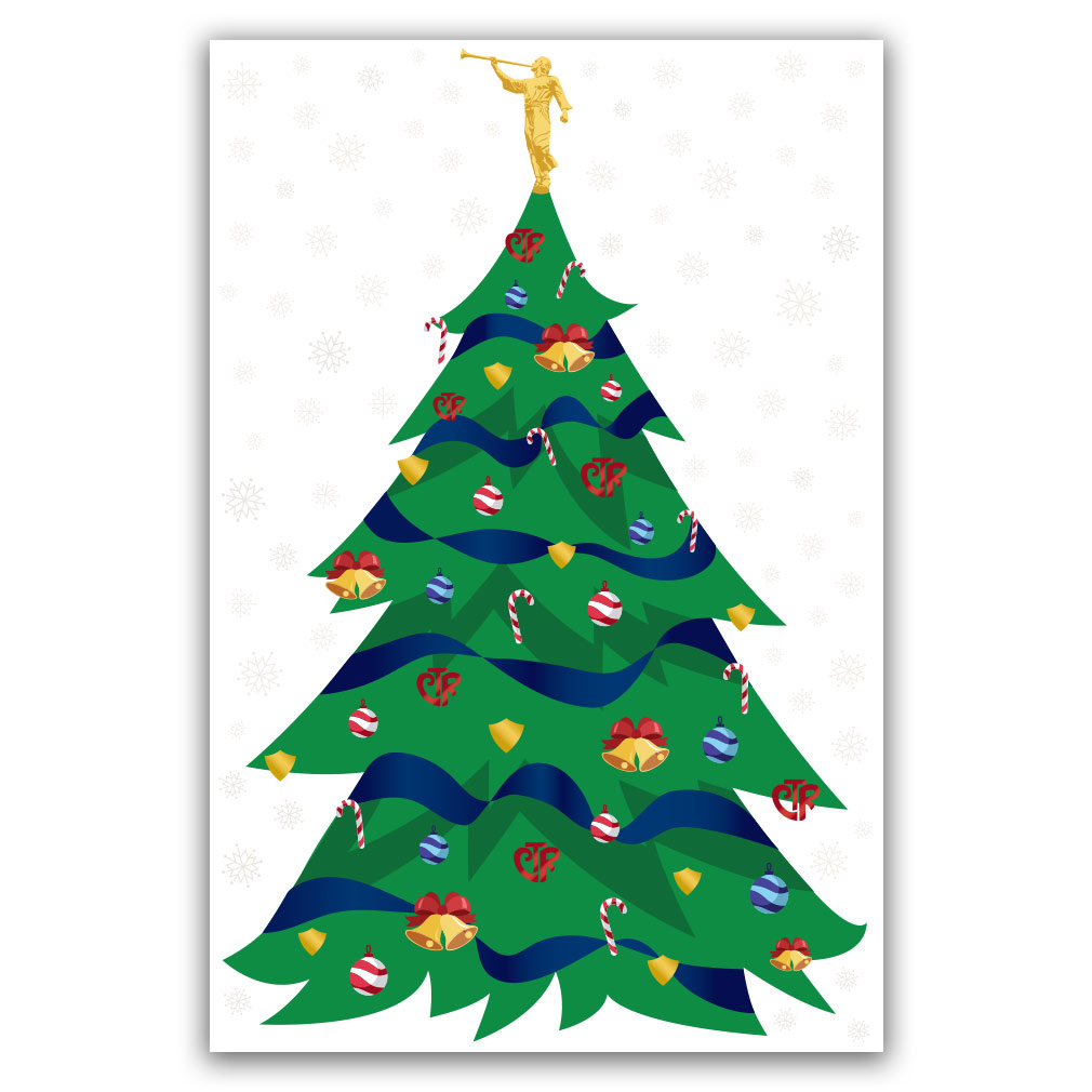 Missionary Christmas Tree Poster - Traditional 