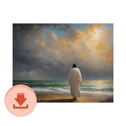 Before the Storm - Digital Download Art digital download, printable art, lds art, jesus art