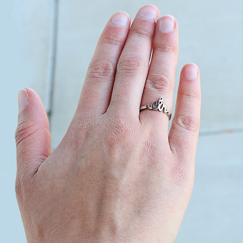 Cursive CTR Ring - RM-C10871