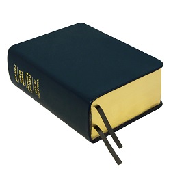 Hand-Bound Genuine Leather Quad - Navy Blue blue lds scriptures, custom lds scriptures, blue lds scripture, blue quad,color quad scriptures,blue quad scriptures