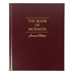 The Book of Mormon Journal Edition - Red book of mormon journal edition, book of mormon journal
