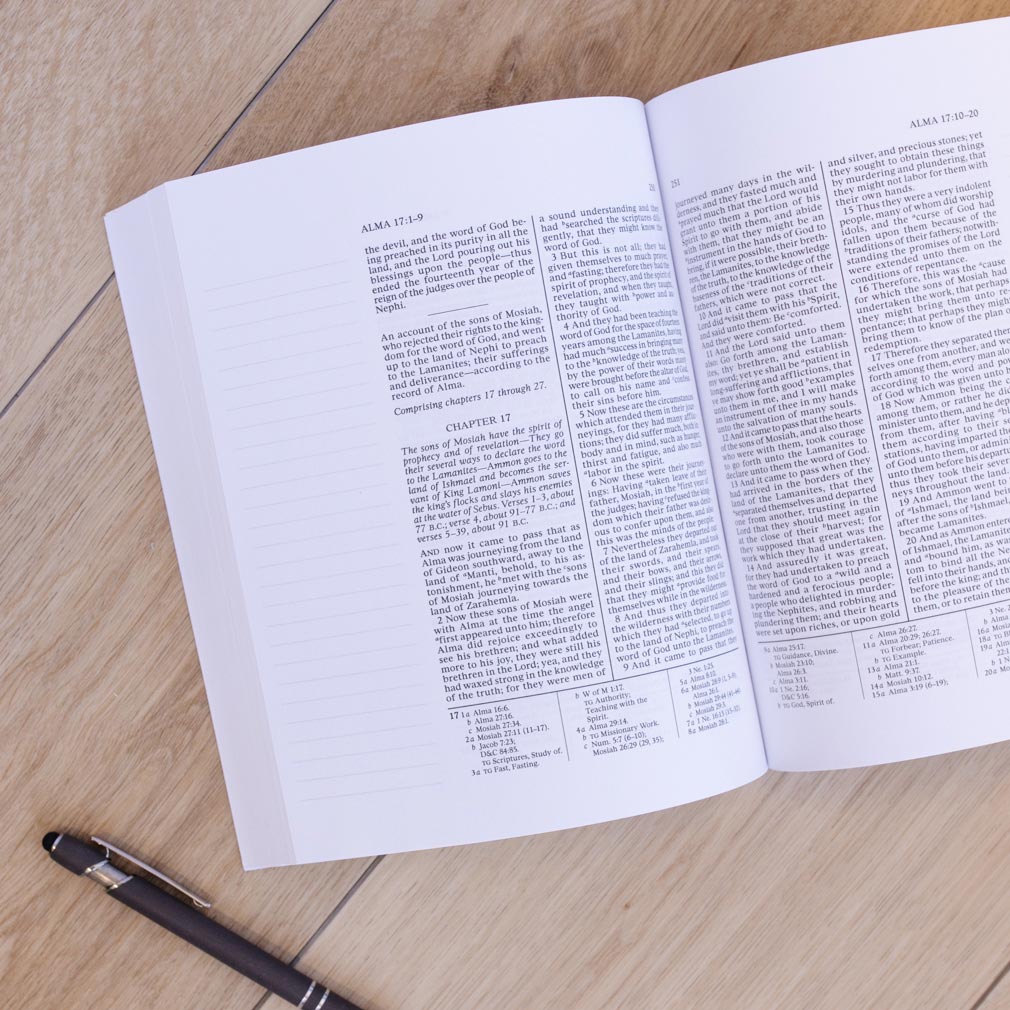 The Book of Mormon Journal Edition - Red Floral - DBD-5219868