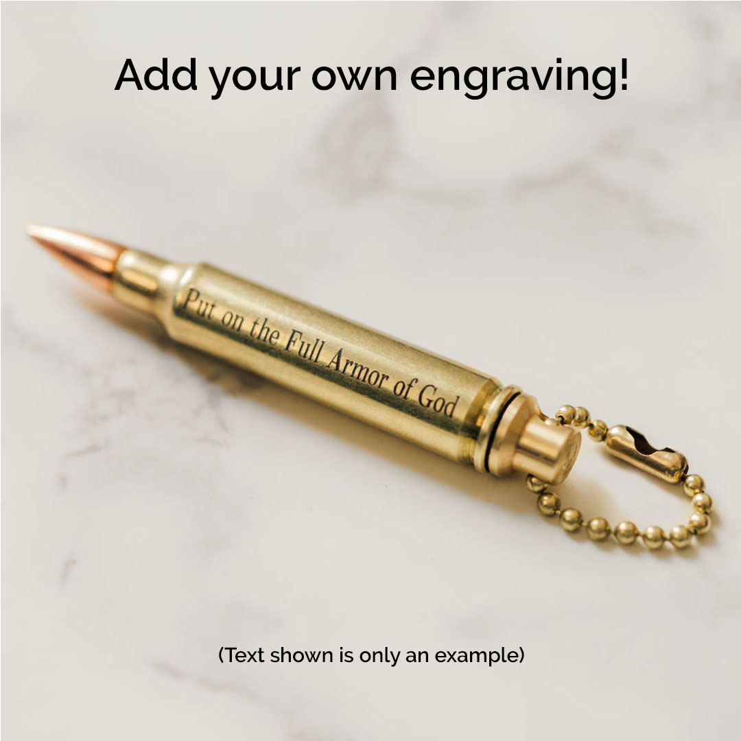 223 Bullet Oil Vial Keychain - GTD-223VIAL