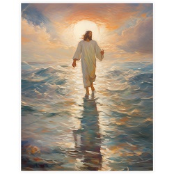 Be Not Afraid - Framed/Unframed Wall Art lds art, jesus lds art, framed lds art, lds artwork, lds wall art, jesus christ lds art