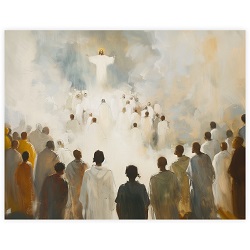 Let Zion in Her Beauty Rise - Framed/Unframed Wall Art lds art, jesus lds art, framed lds art, lds artwork, lds wall art, jesus christ lds art