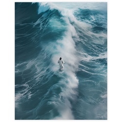 Nor Height, Nor Depth - Framed/Unframed Wall Art lds art, jesus lds art, framed lds art, lds artwork, lds wall art, jesus christ lds art