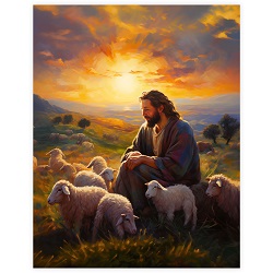 Redeemer of Israel - Framed/Unframed Wall Art lds art, jesus lds art, framed lds art, lds artwork, lds wall art, jesus christ lds art