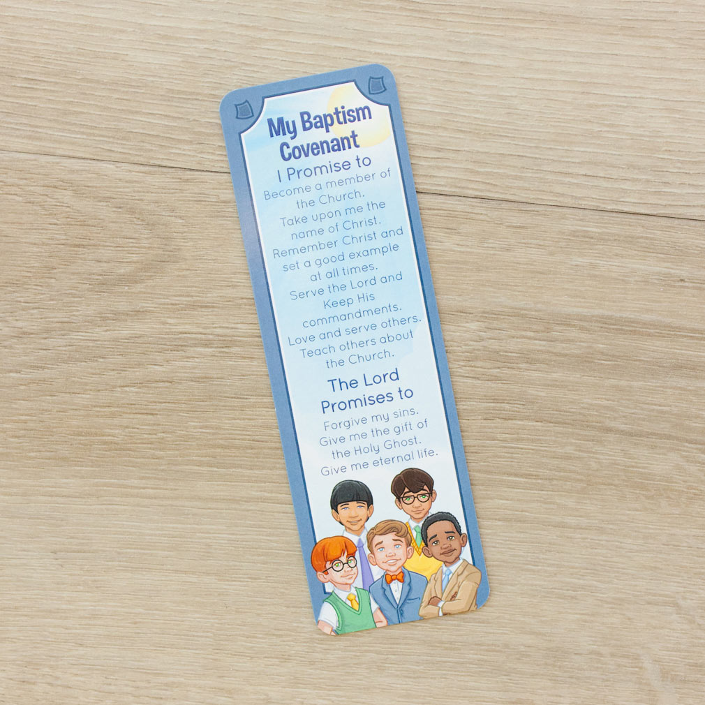Boy's Baptismal Covenant Bookmark - LDP-BM-BBOY