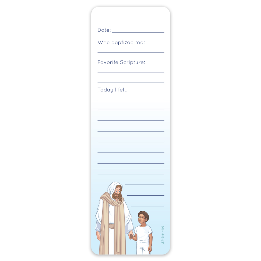 Boy's Baptismal Covenant Bookmark - LDP-BM-BBOY