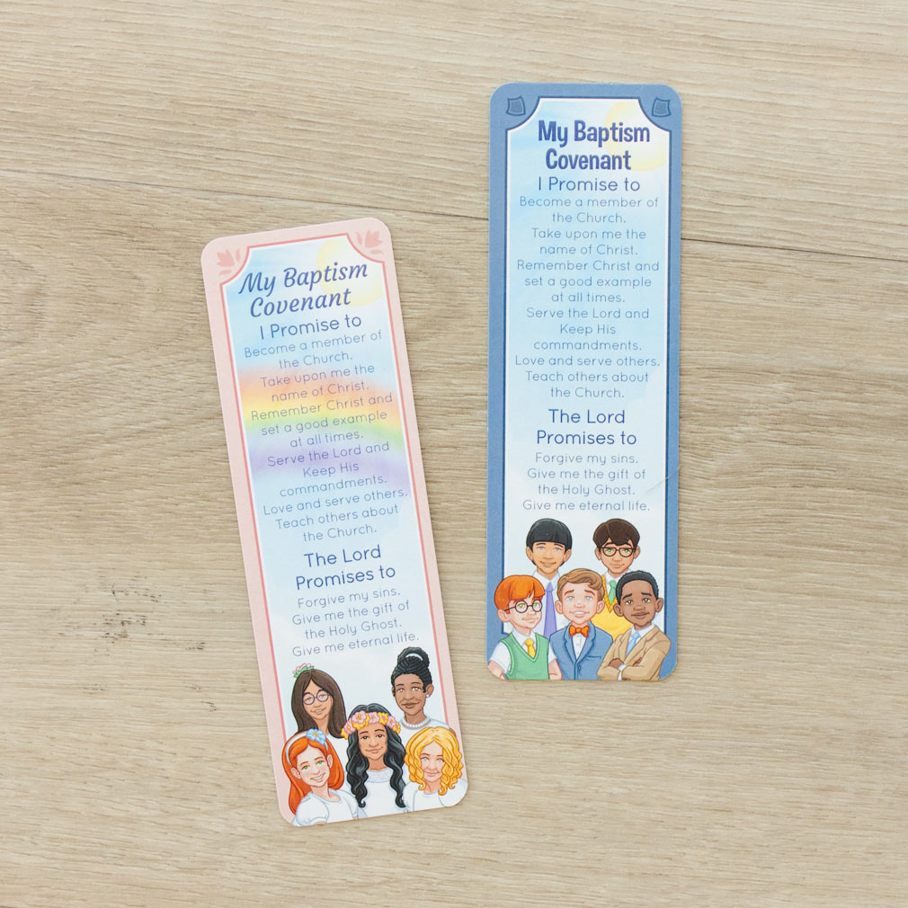 Girl's Baptismal Covenant Bookmark - LDP-BM-BGRL
