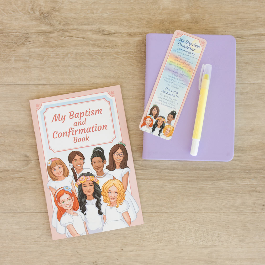 Girl's Baptismal Covenant Bookmark - LDP-BM-BGRL