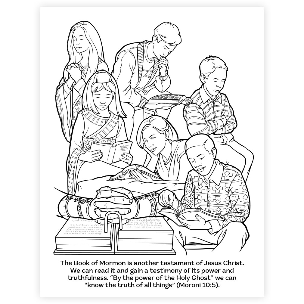 Book of Mormon Coloring &amp; Activity Book - LDP-CB-BOM