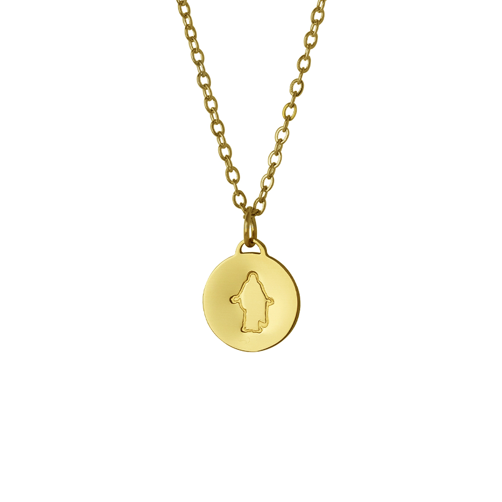 Stamped Christus Charm Necklace - LDP-CHRIST-STAMP