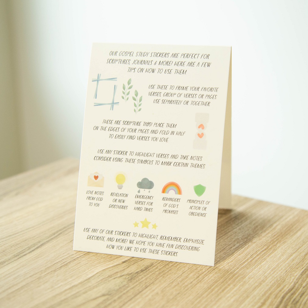 Gospel Study Scripture Stickers - LDP-GSS