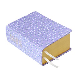 Hand-Bound Genuine Leather Quad - Daisy May (6 Colors) daisy pattern, daisy scriptures, daisy pattern scriptures, daisy, daisies, pattern scriptures, patterned scriptures, lds scriptures, scriptures