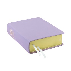 Hand-Bound Genuine Leather Bible - Lavender purple lds scriptures, custom lds scriptures, purple lds scripture, purple Bible combination,color Bible combination scriptures,purple Bible combination scriptures