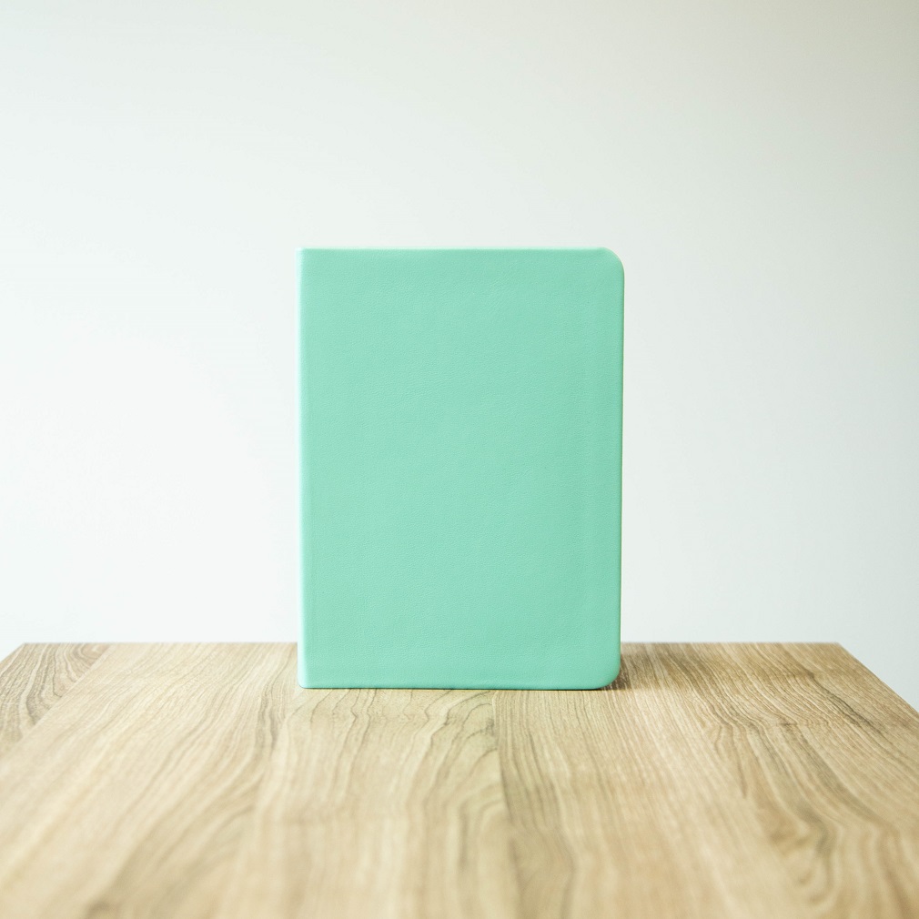 Hand-Bound Genuine Leather Quad - Light Turquoise - LDP-HB-RQ-LTQ