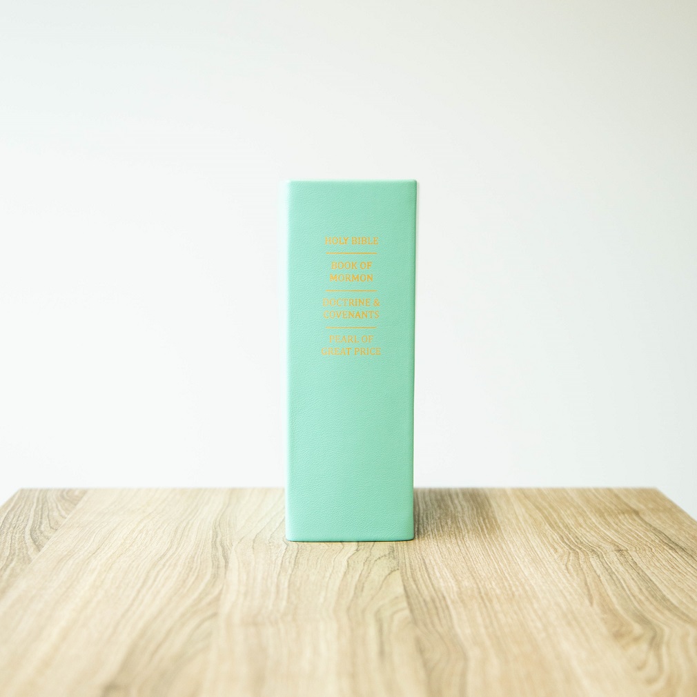 Hand-Bound Genuine Leather Quad - Light Turquoise - LDP-HB-RQ-LTQ