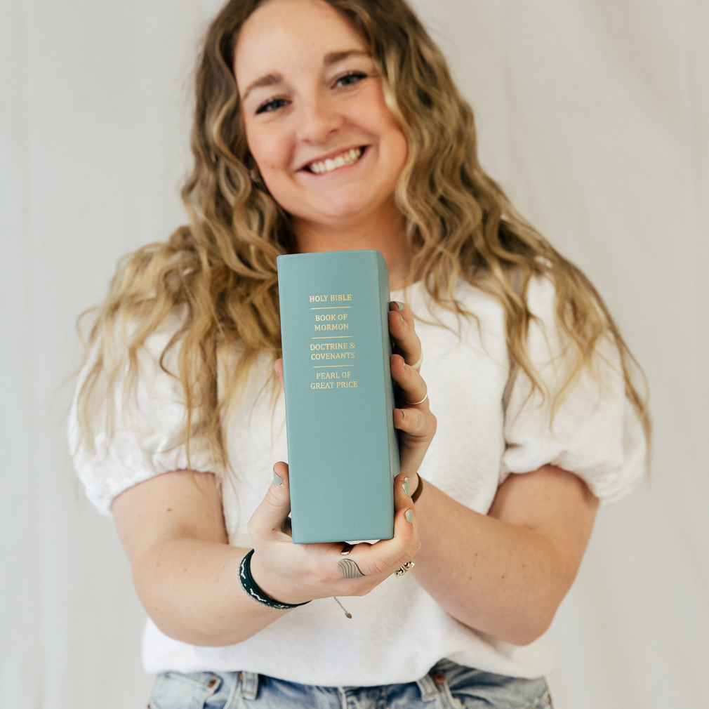 Hand-Bound Genuine Leather Quad - Teal - LDP-HB-RQ-TEL