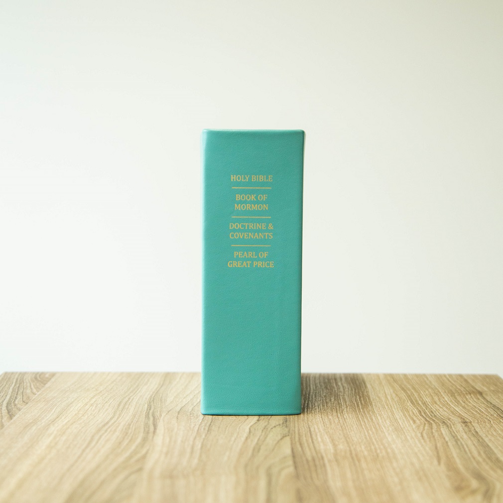 Hand-Bound Genuine Leather Quad - Teal - LDP-HB-RQ-TEL