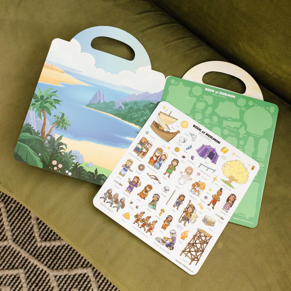 Book of Mormon Jelly Sticker Quiet Book - LDP-JQB-BOM