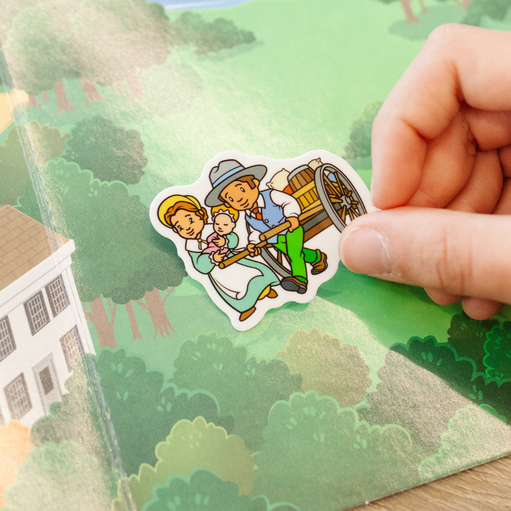 History of the Church Jelly Sticker Quiet Book  - LDP-JQB-CH