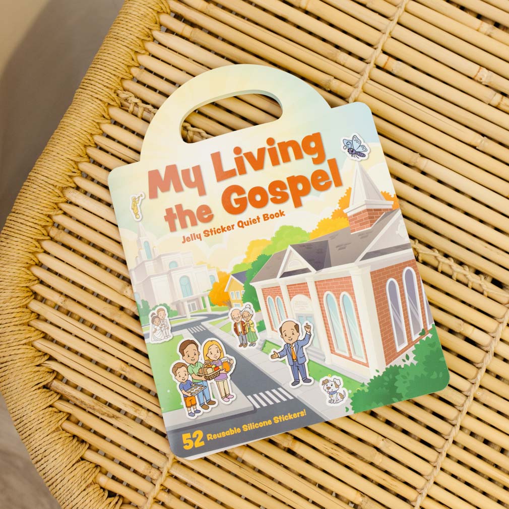 Living the Gospel Jelly Sticker Quiet Book - LDP-JQB-LG