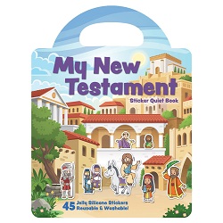 New Testament Jelly Sticker Quiet Book lds quiet book, lds activity book, lds history book, lds childrens book, new testament kids activity, kids sacrament activity, new testament quiet book