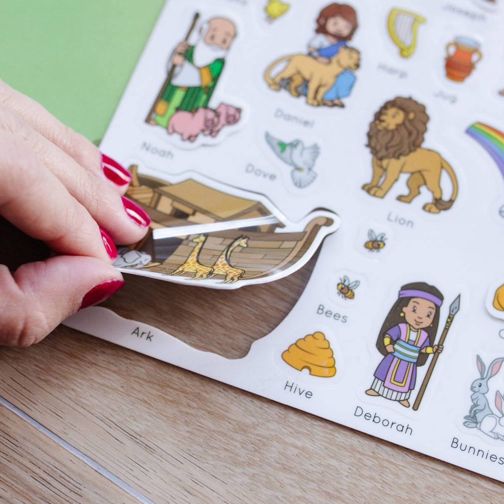 Old Testament Jelly Sticker Quiet Book - LDP-JQB-OT