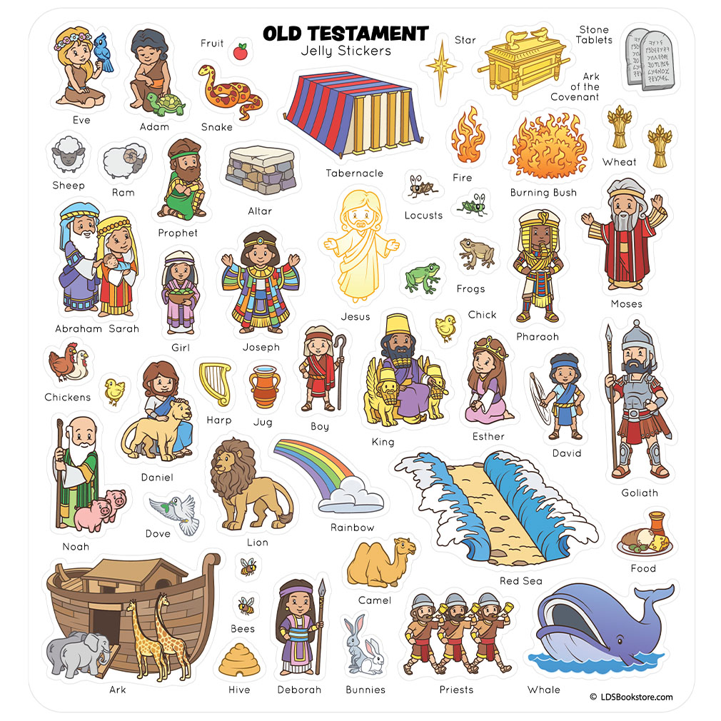 Old Testament Jelly Sticker Quiet Book - LDP-JQB-OT