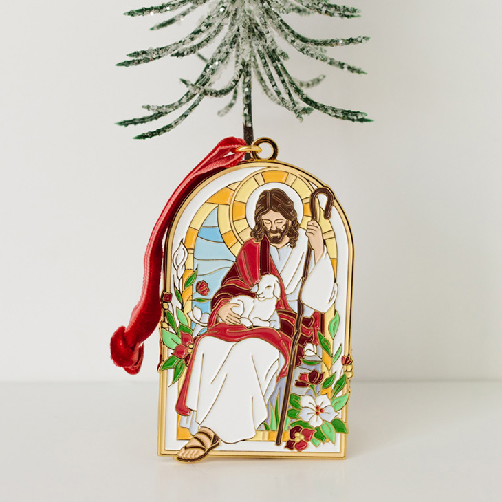 The Good Shepherd Enamel Ornament - LDP-ORN-GSE