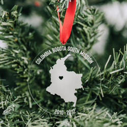 Heart Mission Ornament - Acrylic 