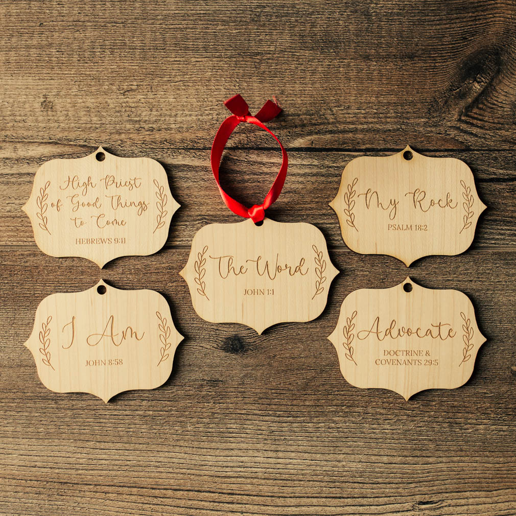 Names of Jesus Laurel Ornament Set - 25 Piece - LDP-ORN-NOJ-LAUREL-25