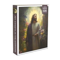 Joy Cometh in the Morning - 500 Piece Puzzle lds puzzle, puzzle, jesus puzzle