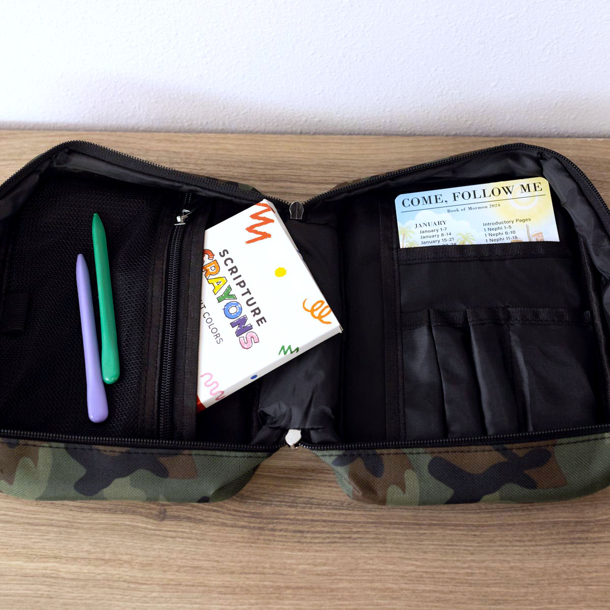 Scripture Case - Green Camo - LDP-SCC-GCMO