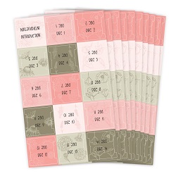 Doctrine and Covenants Scripture Tabs - Floral scripture tabs, scripture index, d&c tabs, d&c index