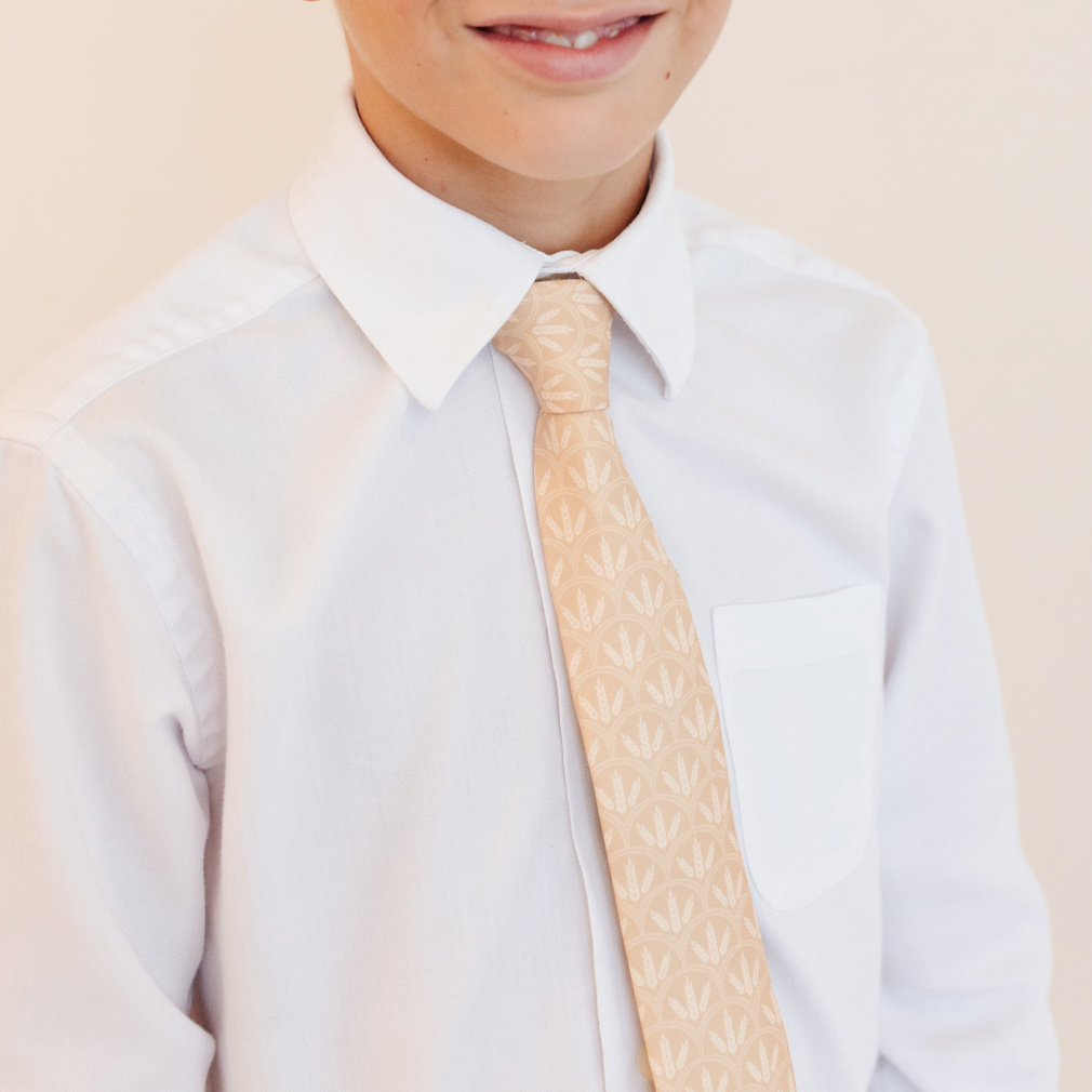 Faithful Harvest Tie - LDP-TIE-WHEAT