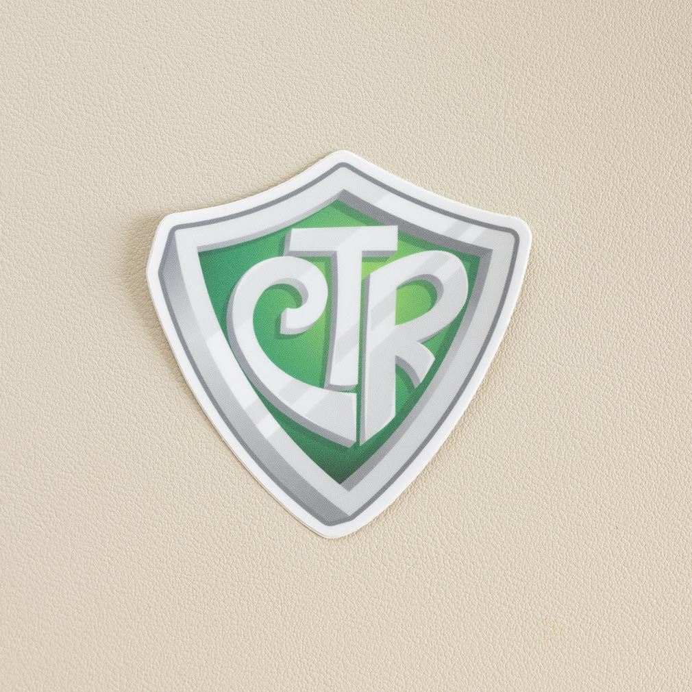 CTR Shield Vinyl Sticker - LDP-VS-CTR