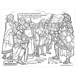 Stripling Warriors Coloring Page - Digital Download book of mormon coloring page, come follow me coloring page, stripling warriors coloring page, lds coloring page