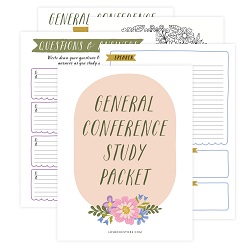 General Conference Study Packet - Digital Download general conference printable, general conference activity packet, free general conference printable, general conference packet, october 2025 general conference activity packet
