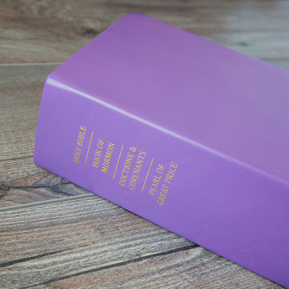 Hand-Bound Genuine Leather Quad - Lilac - LDP-HB-RQ-LLC