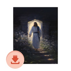 Morning Glory - Digital Download Art digital download, printable art, lds art, jesus art