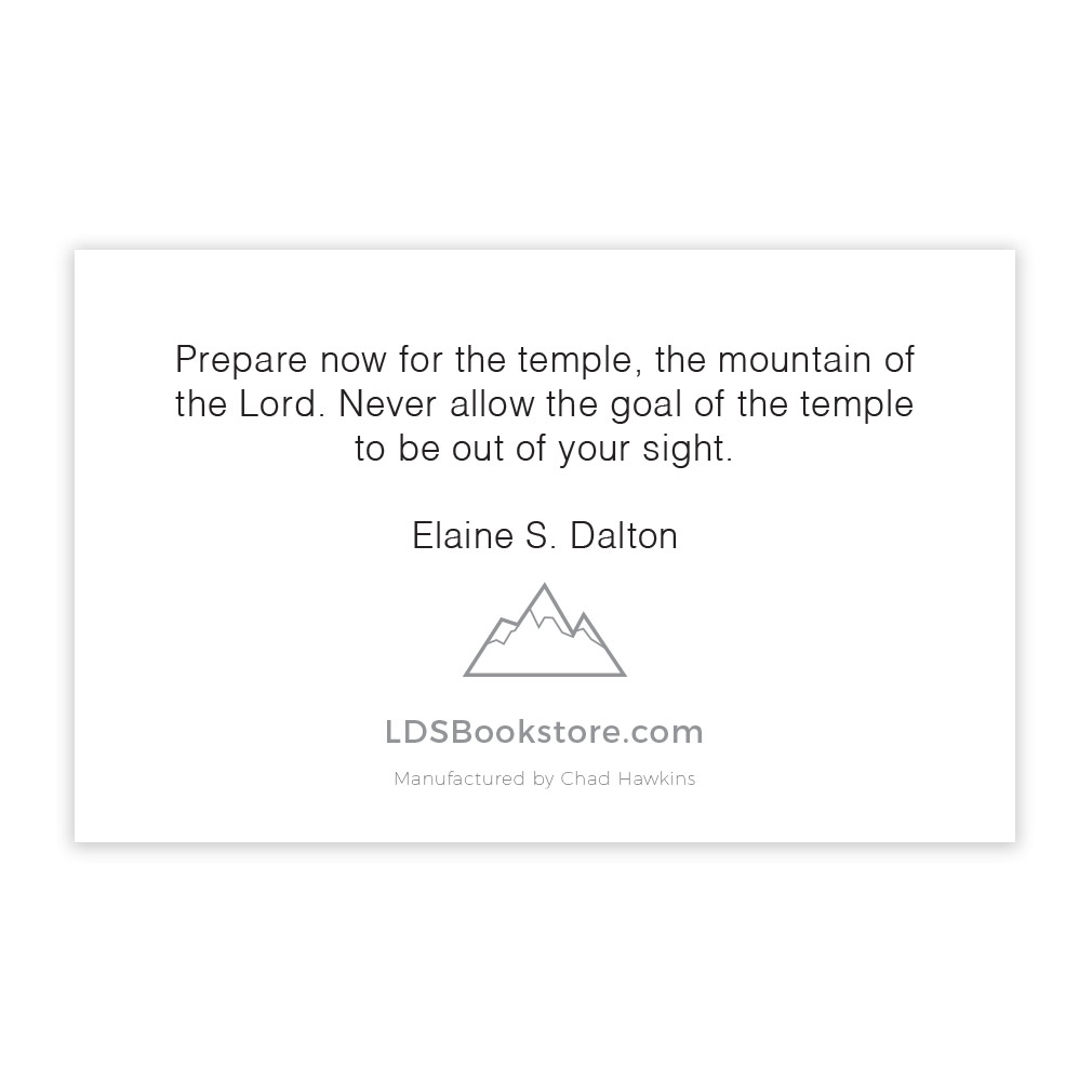 Mountain of the Lord Recommend Holder - LDP-REC30239