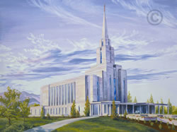 Oquirrh Mountain Utah Temple - Sketch 