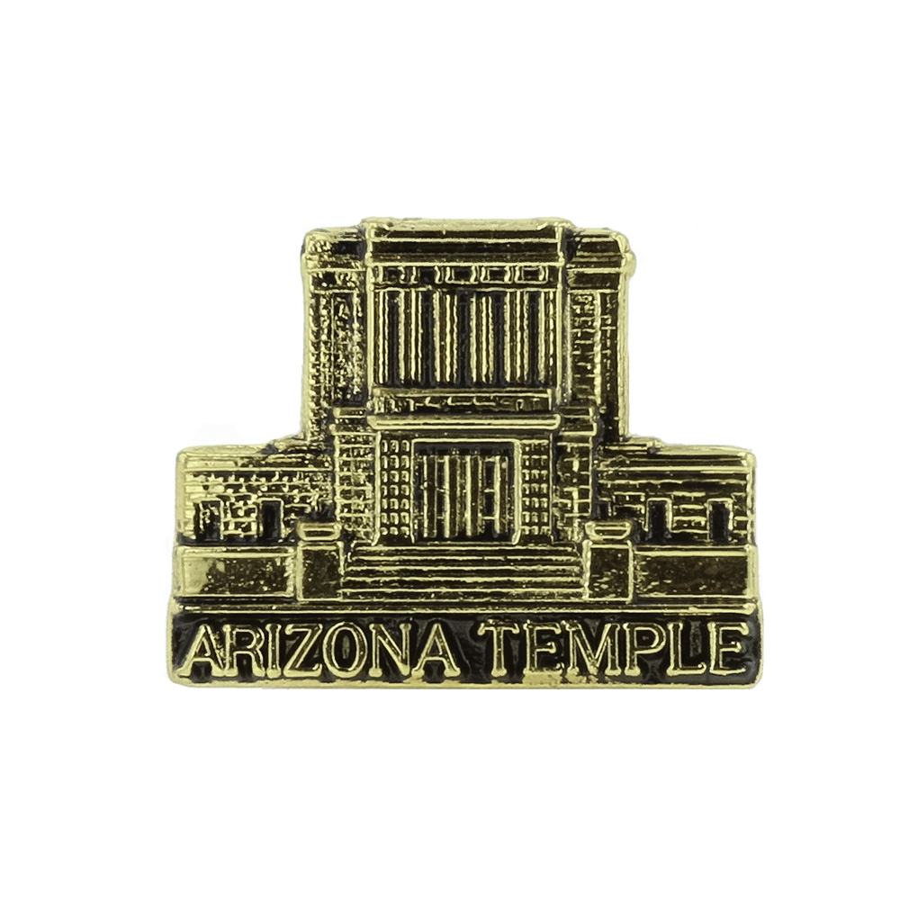 Mesa Arizona Temple Tie Pin - Gold 