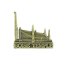 Boise Temple Tie Pin - Gold 