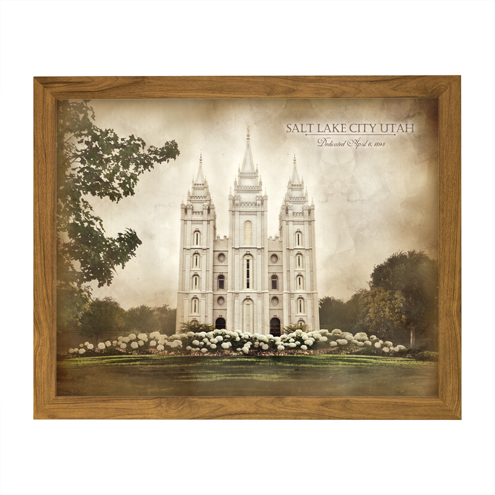 Salt Lake City Temple - Vintage - LDP-VTA-SLC