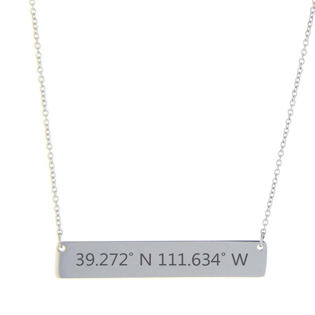 Temple Coordinates Necklace - LDP-HBN10261