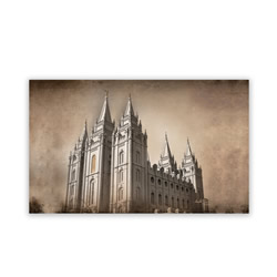 Salt Lake City Utah Temple Recommend Holder 